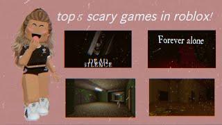 TOP 5 scary games in roblox