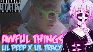 LiL PEEP x Lil Ttacy -- Awful Things (by. SICKxSIDE) Перевод на русский в стиле рок