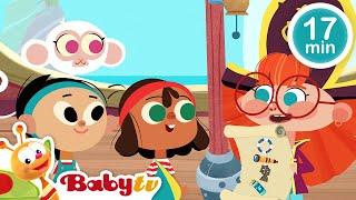 Ahoy Pirates!  In Search for the Treasure   | Cartoons | Games & Riddles @BabyTV