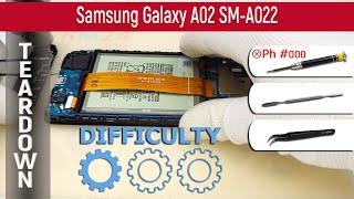 Samsung Galaxy A02 SM-A022  Teardown Take apart Tutorial