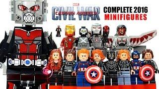 LEGO® Captain America: Civil War Marvel Super Heroes 2016 Complete Minifigures