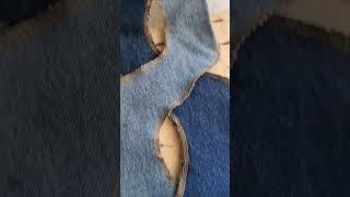 Viral thrift flip!  Area NYC Upcycled Jeans. Spring 2023 fashion trends