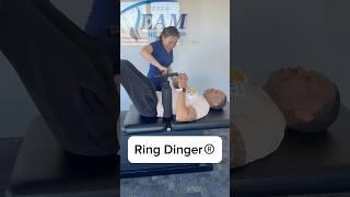 HE CAN TOUCH HIS TOES AFTER THIS #shorts #ringdinger #chiropractor #trending #asmr #fyp #happy