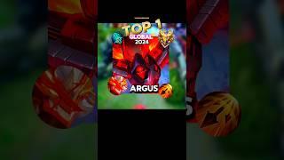 Top 1 Argus build and Emblem 2024 #shorts #mlbb #argus #mobilelegends #foryou