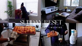 SUNDAY RESET ROUTINE VLOG | Cleaning, Groceries, Working, Preparing for a new week