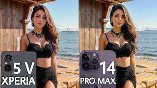 Sony Xperia 5 V VS iPhone 14 Pro Max Camera Test Comparison