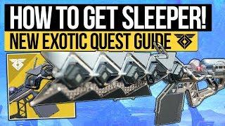 Destiny 2 New Light | How To Get SLEEPER SIMULANT! Exotic Quest Guide & First Look at D2 Sleeper