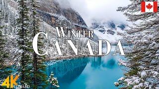 Winter Canada 4K Ultra HD • Stunning Footage Canada, Scenic Relaxation Film with Calming Music