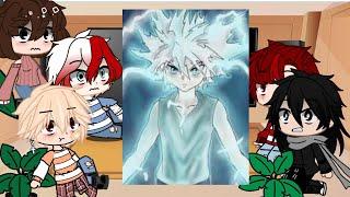 Mha react to ‘Deku’s parents’|| Mha x HxH (Killugon)Read description!|| Original Au~