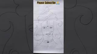 How to draw a Durga Mata drawing #art #short #youtubeshorts