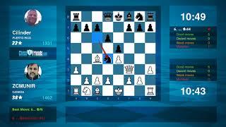 Chess Game Analysis: ZCMUNIR - Cilinder : 1-0 (By ChessFriends.com)