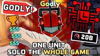 Can CHAINSAW MAN (GODLY) Solo The Whole Game?! | Anime Last Stand