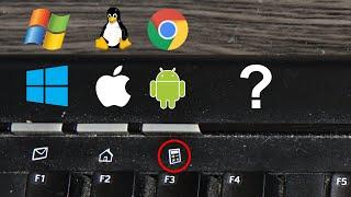 What happens if you press the Calculator button in different OSes?