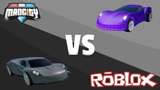 Firestorm vs Stingray in Mad City Roblox - Vehicle Speed Test