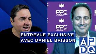 Entrevue avec Daniel Brisson du PPC de Maxime Bernier