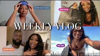 WEEKLY VLOG: WORKING FROM HOME + A CITY GIRL ON A BUDGET