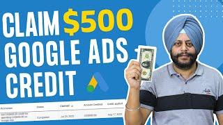 Get FREE Google Ads Credit - $500 | CLAIM Google Ads Promotional Code 2024