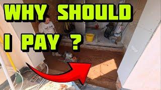 Concrete Floor Catastrophe: Who's Responsible for This Mess?