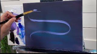 ONE SWIRL LANDSCAPE! Painting has never been easier with this method!!