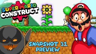Super Mario Construct V8 Snapshot 31 Preview: Mario's game world tour!
