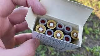 Сайга 410к-04: патроны Стоппер-2 по канистре 5л. Saiga 410k-04: Shooting rubber bullets.