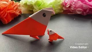 DIY BIRD /How to make a Origami PAPER BIRD