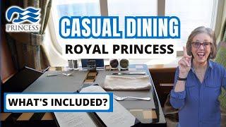 ROYAL PRINCESS Cruise Ship: Buffet and Free Food Options Exploration