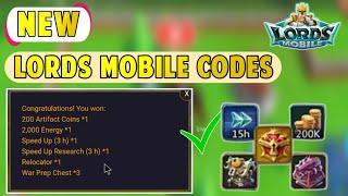 New Redeem! Code Lords Mobile | Lords Mobile Redeem Codes 20204 | Kode Lords Mobile