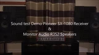 Vintage Classics Hifi Sound Test - Pioneer SX-1080 Stereo Receiver &  Monitor Audio R352 Speakers