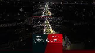 DJI Mini 3 vs DJI Air 3 – Low-Light Night Comparison