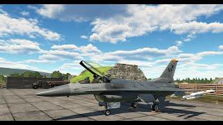 DCS | F-16C Block 50 Viper | A2G training and TGP learning |