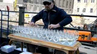 Sergey Karamyshev in Berlin (glass harp)