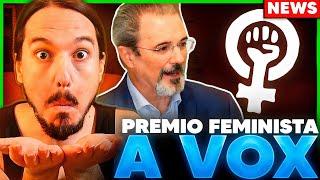 Dan un PREMIO FEMlNlSTA a un DIPUTADO DE VOX (y piden DIMISIONES)