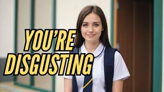 Mom Caught Me Wearing Sisters School Uniform, And Then Punished Me (Crossdressing Stories)