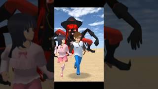 Dracula Saves Yuta from Evil Witch ‍️ | #SakuraSchoolSimulator #Shorts #yuta #sakura #automobile