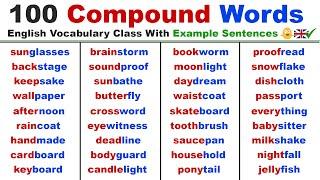 Let’s Join Words Together - 100 Compound Words in English | English Vocabulary Class