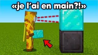 Quand je Regarde un Bloc, Je le Récupère sur Minecraft..