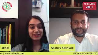 Interview of Awardee | Mr. Akshay Kashyap | Indian Achievers' Forum