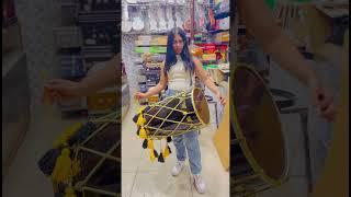 Prabhu & sons music house Ludhiana black gold #dhol