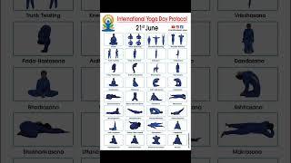 International Yoga Day Protocol #yoga #protocol #short svideo #youtube shorts#trending #reels