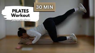 30 MIN Full Body PILATES WORKOUT ‍️ (for beginners, no equipment)