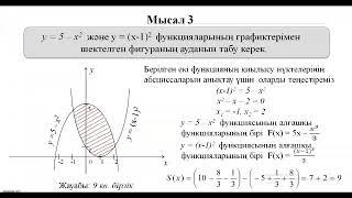 Қисықсызықты трапеция және оның ауданы. Анықталған интеграл. 11-сынып Г.К. Мусагалиева