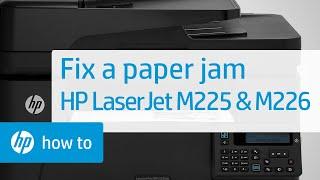 HP LaserJet Pro MFP M225 & M226 Paper Jam Error Message | HP LaserJet | HP