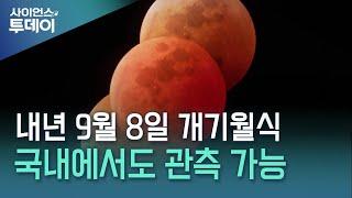 내년 9월 8일 개기월식 국내에서도 관측 가능 / YTN 사이언스