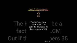 LCM & HCF PROBLEM #competetiveexam #govtjob #maths