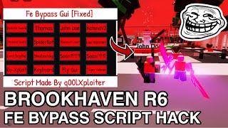 Brookhaven R6 FE Admin Bypass Script Gui Roblox Hack |Hydrogen,fluxus,Arceus x Mobile