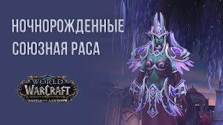 Открываем доступ к союзной расе ночнорожденные (субрасы) world of warcraft batle for azeroth wow BFA