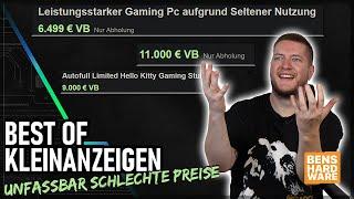 9000€ GAMING STUHL und PCs mit ABSURDEN PREISEN bei KLEINANZEIGEN!