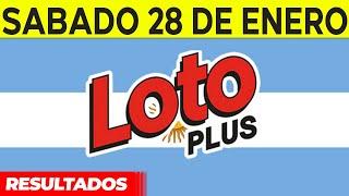 Resultados del sorteo Loto Plus del Sábado 28 de Enero del 2023