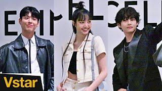 [Full] BTS V, BLACKPINK Lisa, Park Bo-gum  CELINE Pop-up retail 'Amazing Trio'